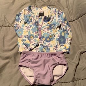 Ruffle Butts two piece girls swim suit